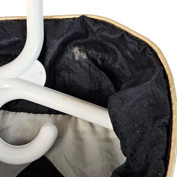 Vintage 80s East West Windbreaker cream silver blue women's Large - Picture 13 of 13